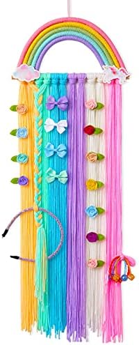FIOBEE Rainbow Unicorn Hair Bow Holder Organizer