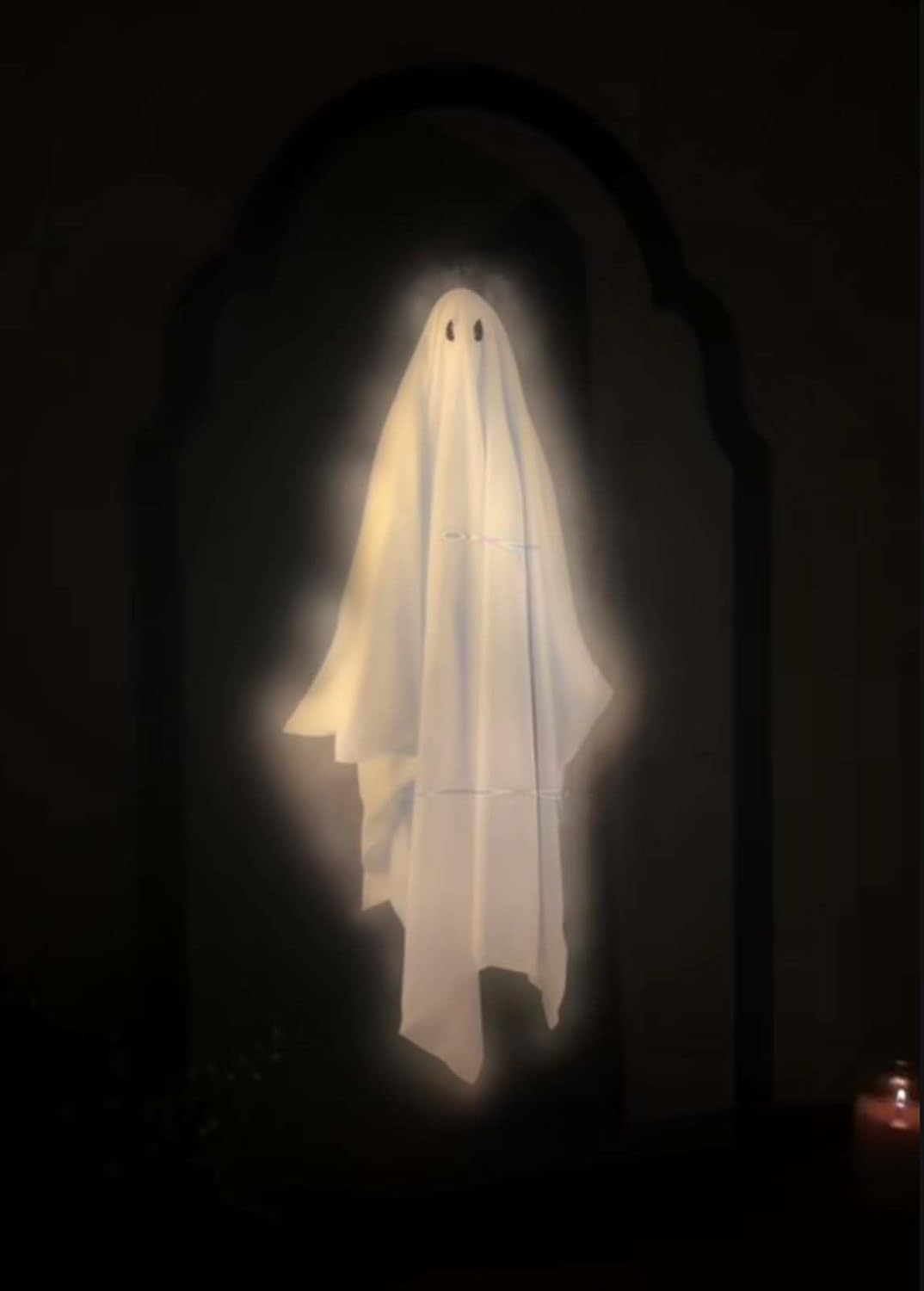 2025 Halloween Hologram Ghost Mirror with Wavy Border