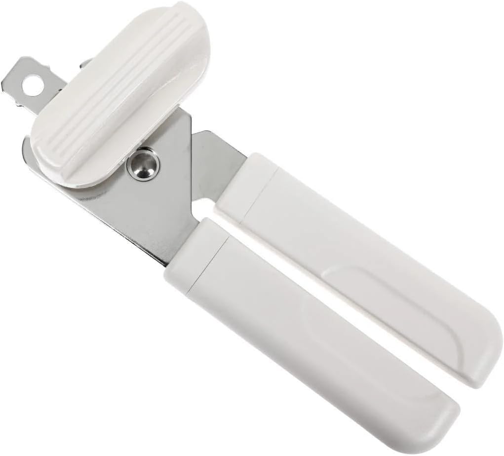 KitchenCraft Multi Function Can Opener with Bottle Cap Remover 18cm White Silver