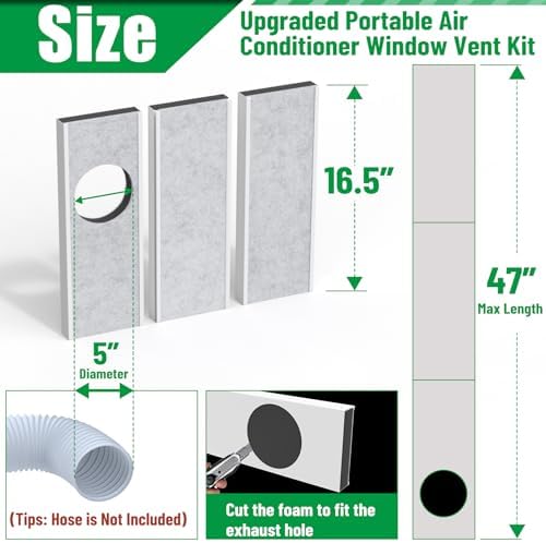 Forestchill Portable AC Vent Kit with Insulation and Mesh Guard