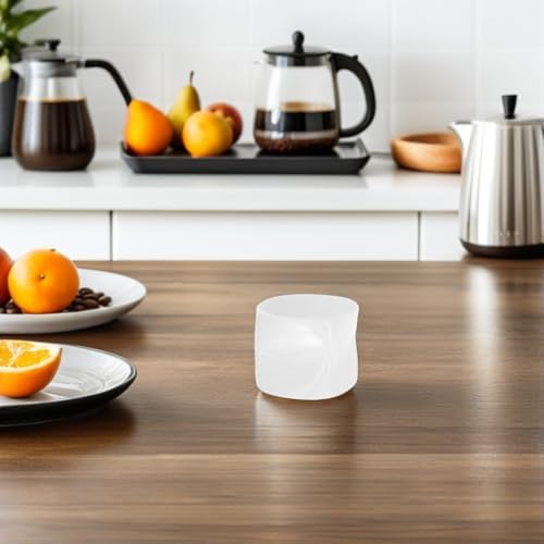 GLEAVI Mini Irregular Ceramic Teacup Candle Holder