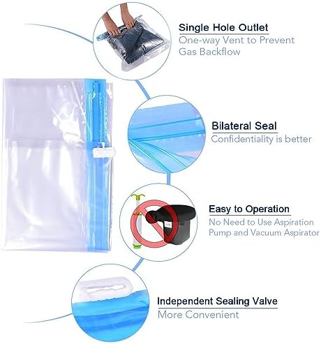 Compression Bags 12 Pack Travel Space Saver Storage
