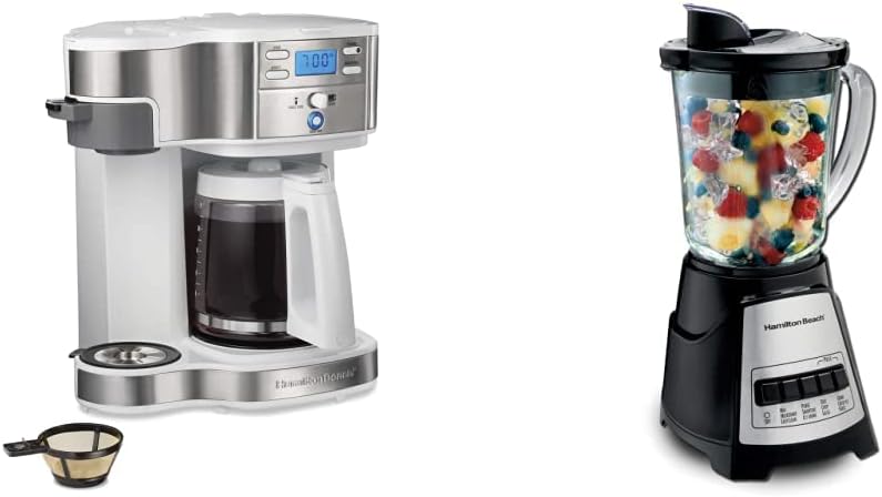 Hamilton Beach 12 Cup Coffee Maker with Built-in Blender