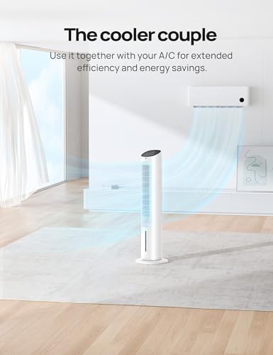Dreo Evaporative Air Cooler with 80 Oscillation and Remote Control