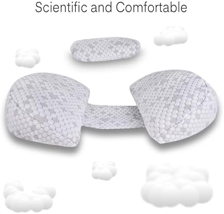 ANGELYCIA Pregnancy Pillow with Adjustable Velcro Support