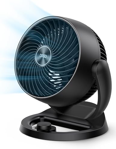 Dreo 12-Inch Table Fan for Whole Room Circulation