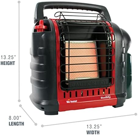 Mr Heater Portable Buddy Heater MH9BX 4000-9000 BTU Propane Radiant Heater