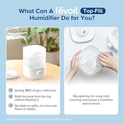 LEVOIT 25L Top Fill Humidifier for Home