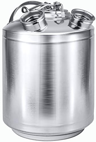 TMCRAFT 25 Gallon Cleaning Keg with 2 Sanke D Coupler Connections