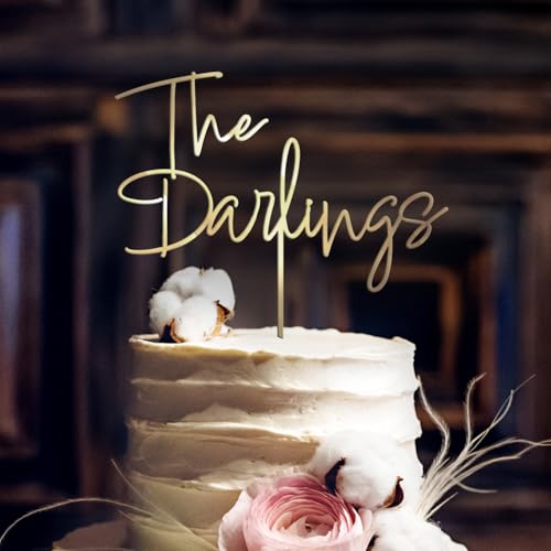 Custom Rustic Wedding Cake Topper Made from Real Wood