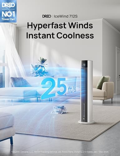 Dreo Evaporative Air Cooler with 4 Speeds and 4 Modes