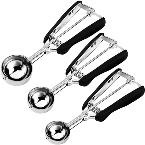Cookie Scoop Set of 3 - 1 Tbsp 2 Tbsp 3 Tbsp