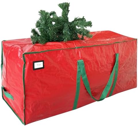 Cosy Family 75ft Christmas Tree Storage Bag - Red