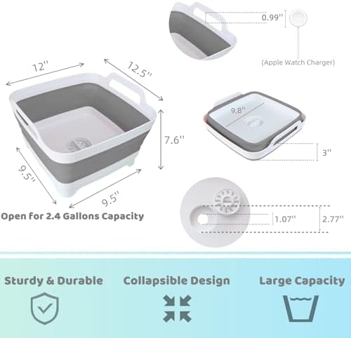 GIMWA Collapsible Wash Basin for Baby Bottles