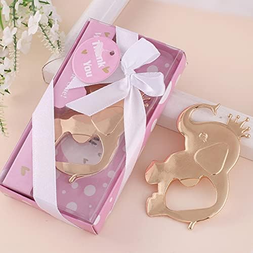 16PCS Baby Shower Favors Elephant Bottle Opener Gift