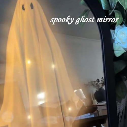 2025 Spooky Stewart Ghost Mirror with LED Lights