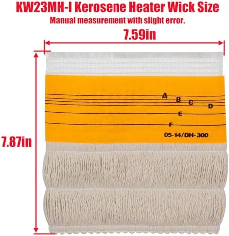 KW23MH-I Kerosene Heater Wick Replacement White