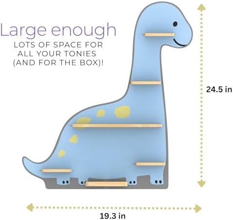 BigStep Dinosaur Magnetic Shelf for Toniebox