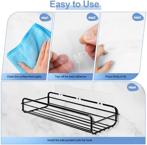 Shower Caddy Adhesive Replacement 2 Pack