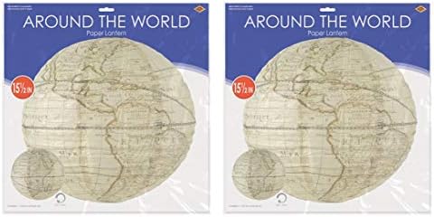 Beistle Around The World Paper Lanterns Pack of 2