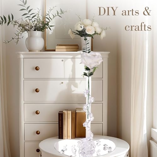 DomeStar Fake Ice 150PCS Acrylic Rocks Vase Fillers