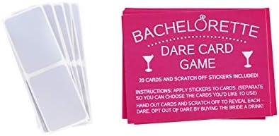 Printed Party Bachelorette Dare Card Game 20 Cards