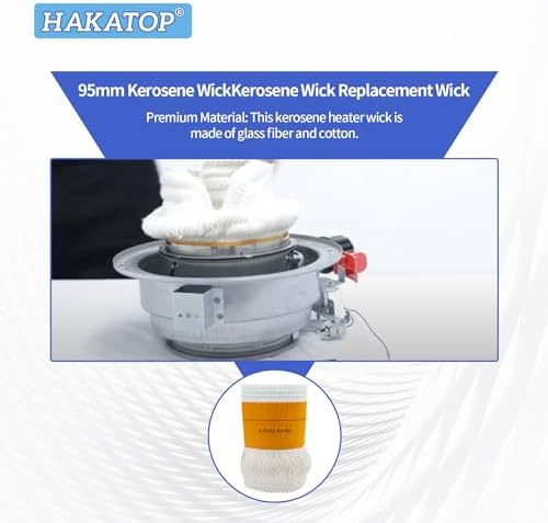 HAKATOP 2PC Kerosene Heater Wick Replacement