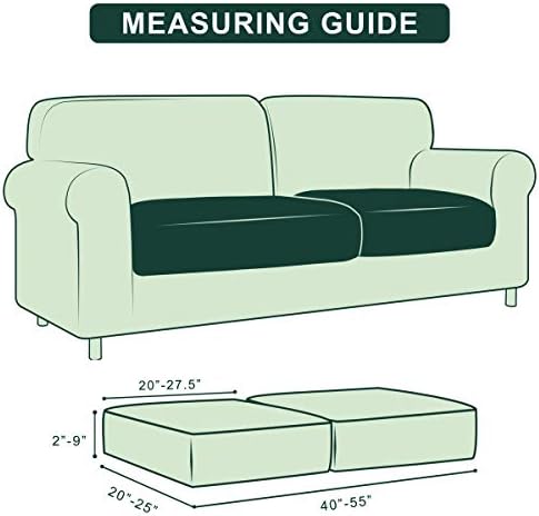 Hokway Stretch Couch Cushion Slipcovers Reversible Set