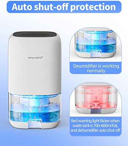TABYIK 35 Oz Compact Dehumidifier Quiet Auto Shut Off