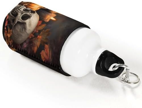 Halloween Skull Can Cooler Sleeve for Beer and Candles