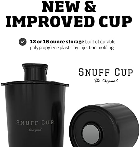 Snuff Cup Pro Spittoon with Storage and Can Opener