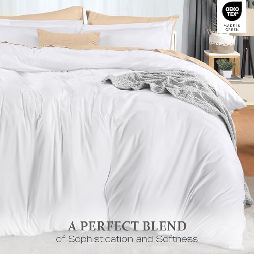 Utopia Bedding Queen Duvet Cover Set - 3 Piece with Zipper Closure