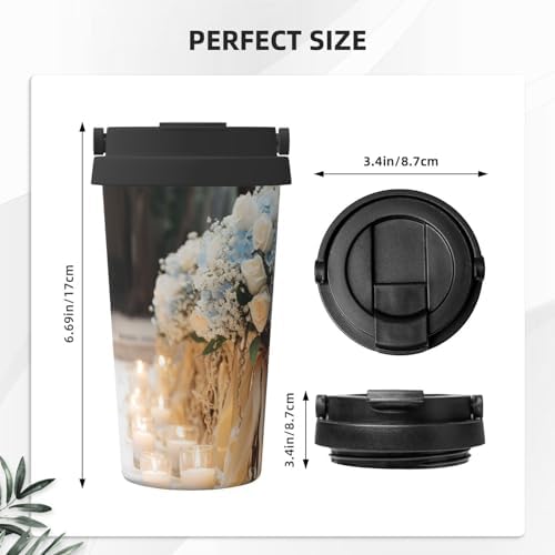 18oz Insulated Coffee Mug with Flip Lid
