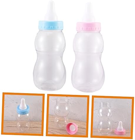 BESTYASH 2Pcs Transparent Candy Storage Jars for Party Treats and Snacks