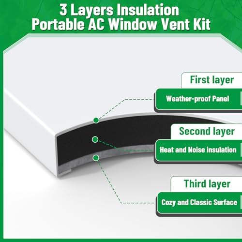 Forestchill Portable AC Vent Kit with Insulation and Mesh Guard