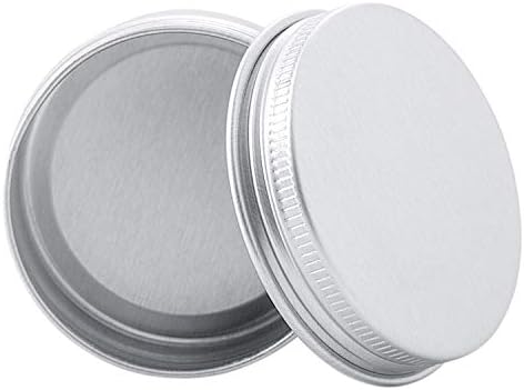 6 Ounce Aluminum Cans with Screw Lid 6 Pcs Set