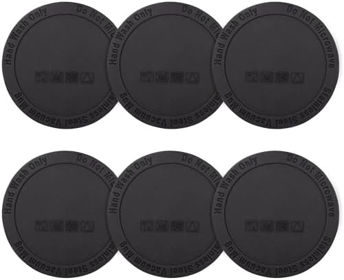 Silicone Bottom Protector 6 Pack for Mugs and Containers