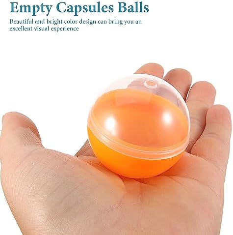 Cabilock 50pcs Fillable Round Acrylic Decorative Balls
