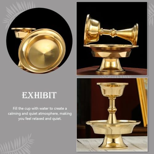 Multipurpose Copper Drinking Glass for Buddhist Temple Use