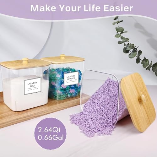 HomePekite 31 Pack Laundry Pods Container