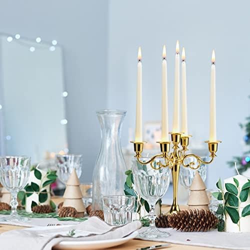 Flamecan Ivory Taper Candles Set of 20