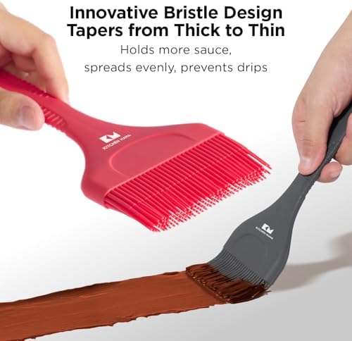 Kitchen Mama Platinum Silicone Pastry Brush Set