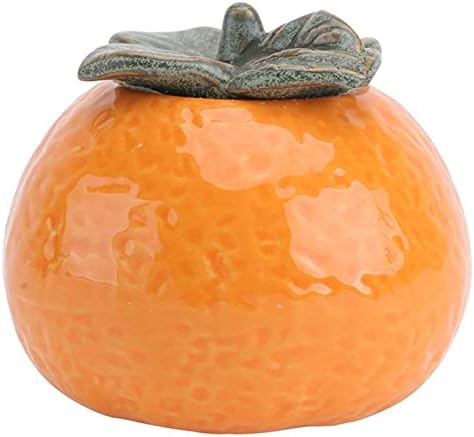 GRFIT Ceramic Tea Jar Orange Shape 1 Piece