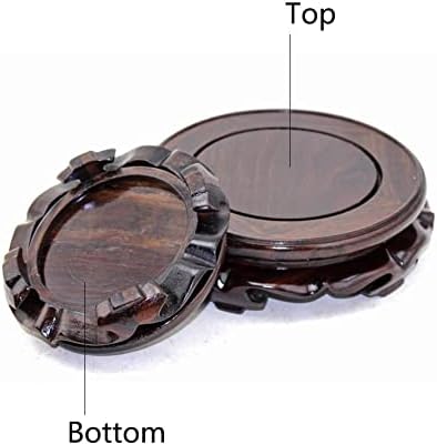 Oriental Style Black Catalpa Display Stand Base