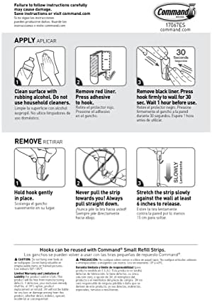 Command Small Wire Toggle Hooks 16-Pack with 24 Strips