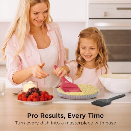 Kitchen Mama Platinum Silicone Pastry Brush Set