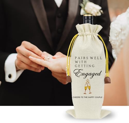 Wedding Wine Gift Bag for New Couples