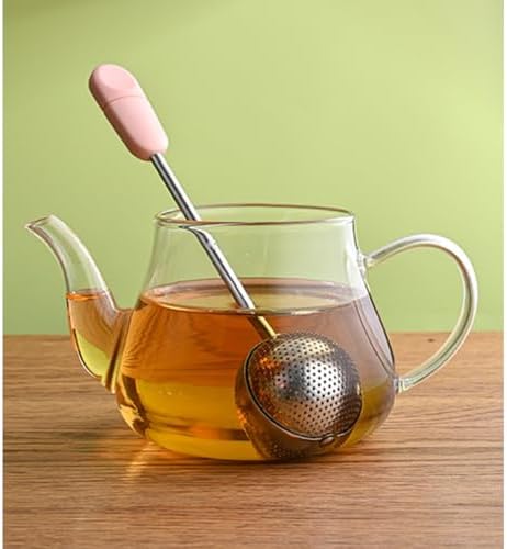 2 Pack Stainless Steel Mesh Tea Ball Infuser Black and White
