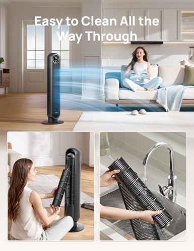 Dreo Tower Fan for Bedroom with 4 Speeds and 4 Modes