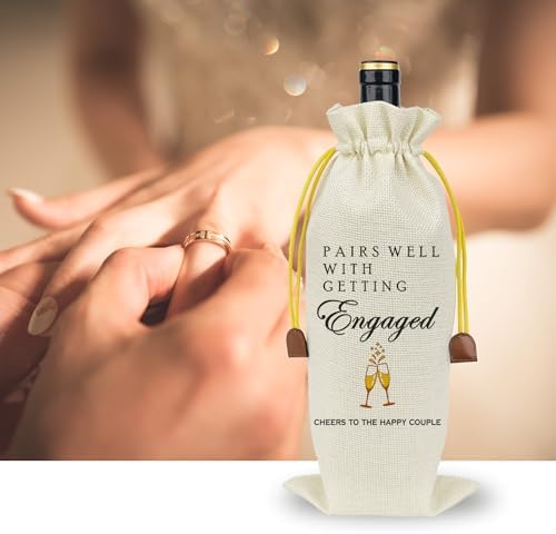 Wedding Wine Gift Bag for New Couples